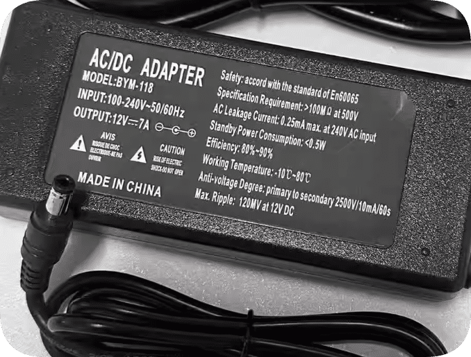 *Brand NEW* DC 12V 7A power adapter BYM-118 power adapter power supply transformer line